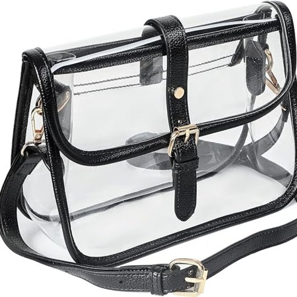 Clear Saddle Crossbody Bag - Picture 3 of 4